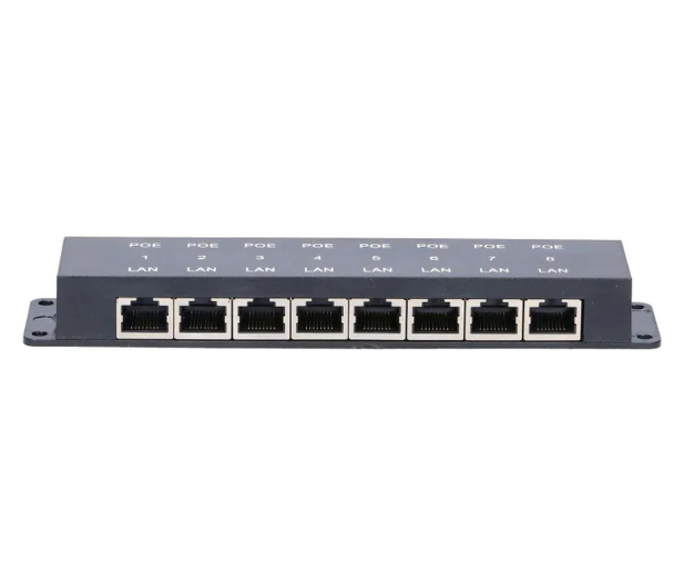 ExtraLink 8 Portowy PoE Injector 8x 100Mb/s RJ45 - 1541571 - zdjęcie 2